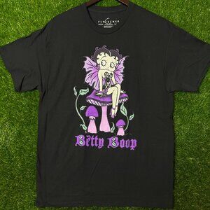 Betty Boo Fantasy Graphic Golf Style T-shirt size Large